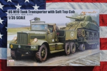 images/productimages/small/US M19 Tank Transporter with Soft Top Cab Merit 63502 voor.jpg
